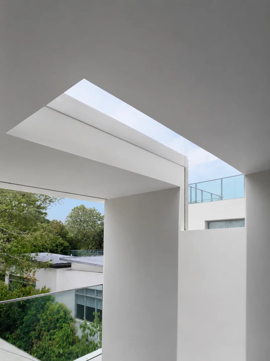 House off Cornwall Gardens acrylic roofing panel