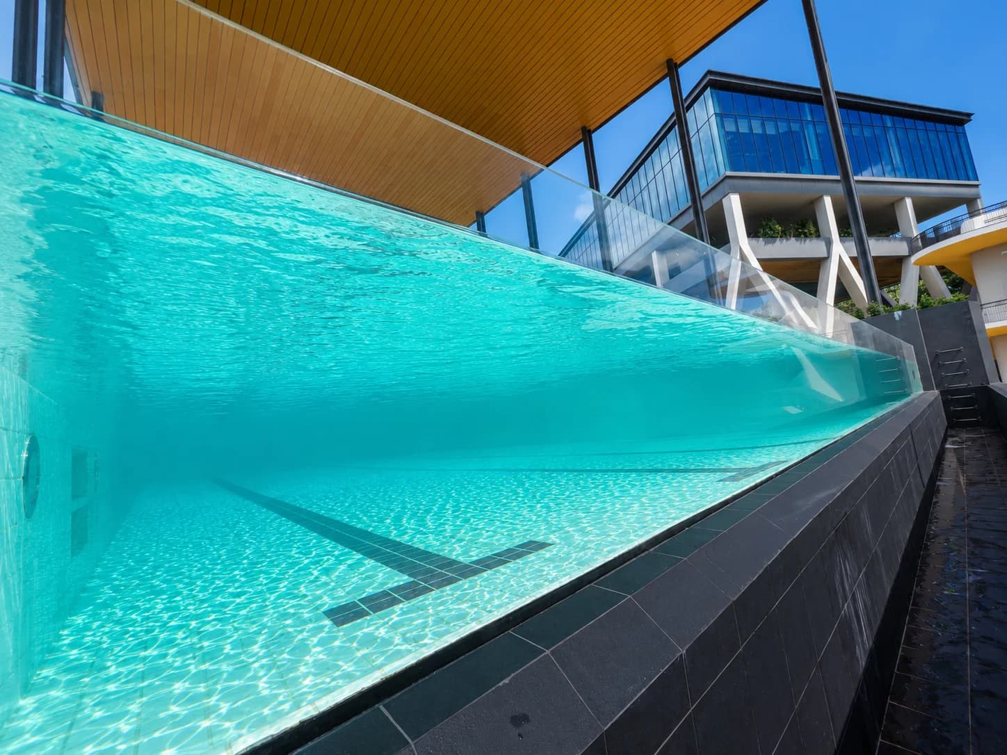 Pool panel installation — SAFRA @ CCK